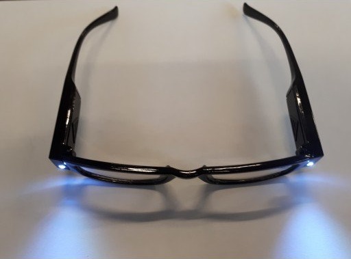 Læsebriller Med Led Lys   Styrke + 2,5