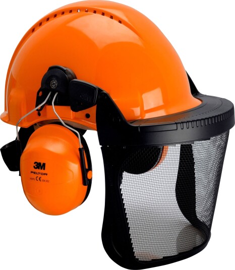 3M Vernehjelm G3000 FH1 H31 Oransje, For Skogbruk