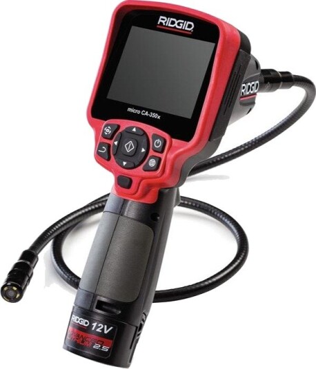 Ridgid Batteri Micro Ca-350X Videoskop Med Og Lader Ridgid Batteri Micro Ca-350X Videoskop Med Og Lader