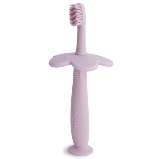 Mushie Tannbørste Flower Soft Lilac