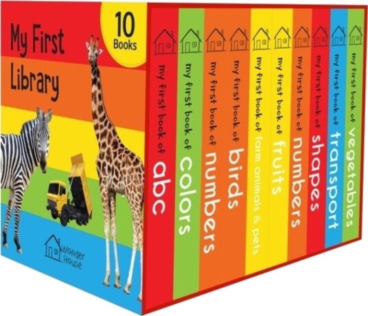 My First Library: Boxset of 10 Board Books for Kids My First Library: Boxset of 10 Board Books for Kids