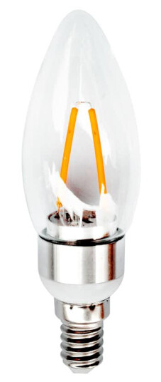 LED-pære Sunwind Filament E14 Mignon 2W 12V 243174 LED-pære Sunwind Filament E14 Mignon 2W 12V 243174