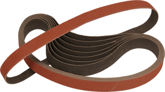 Lerret slipebånd  25x762mm  10 stk. Korn P240