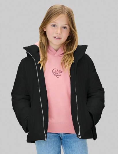 Calvin Klein Classic Belted Jacket Black 128 Calvin Klein Classic Belted Jacket Black 128
