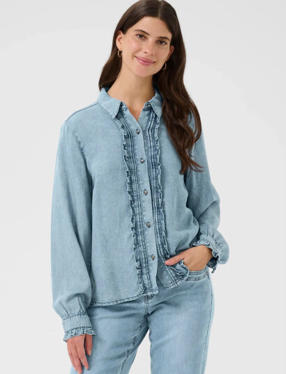 Cream Crellie Blouse Blue 38 Cream Crellie Blouse Blue 38