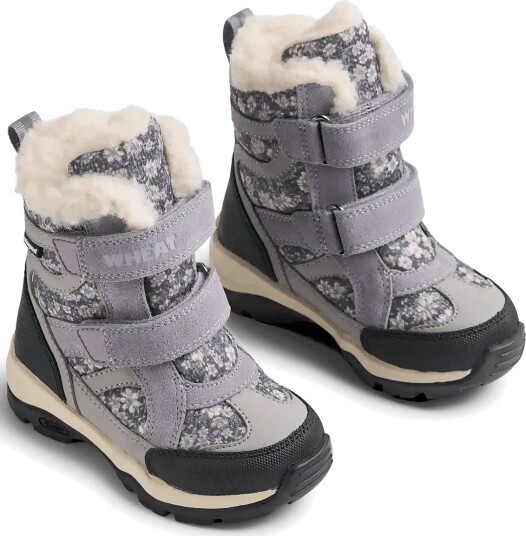 Wheat Winterboot Trailor Tex DARK CHARCOAL FLOWERS 26