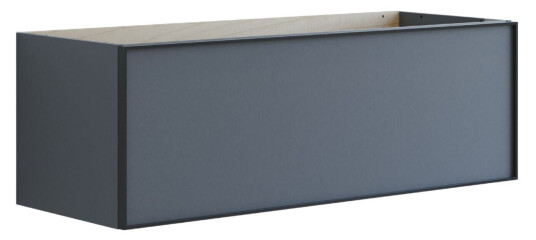 Dansani Inzo Alu ramme Svart Servantskap 1 Skuff B60 120xh40xd44cm Grå Matt / 120cm Dobbel Dansani Inzo Alu ramme Svart Servantskap 1 Skuff B60 120xh40xd44cm Grå Matt / 120cm Dobbel