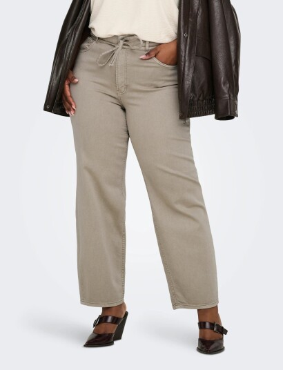 ONLY Carmakoma Carhilla Gianna Mw Straight Pant Brown 46 x 32 ONLY Carmakoma Carhilla Gianna Mw Straight Pant Brown 46 x 32