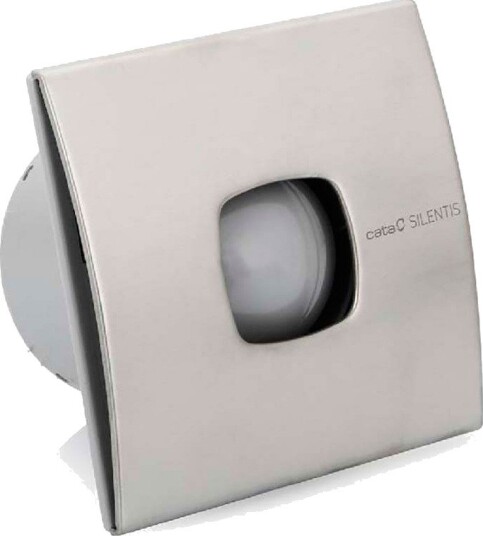 Cata Baderomsvifte Silentis 10 Inox (10 cm) Rustfritt Stål