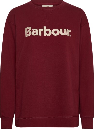 Barbour Barbour Hartland Crew Sweatshirt CRANBERRY RED 42