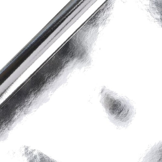 Gavepapir 3m Shiny Silver Kraft