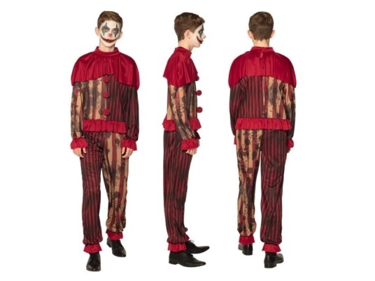 Midnight Clown Kostume, Teen Midnight Clown Kostume, Teen