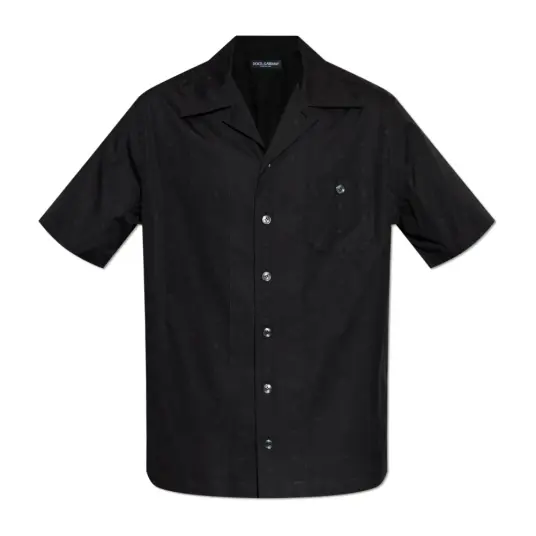 Dolce & Gabbana Herre Skjorter Svart L Dolce & Gabbana Herre Skjorter Svart L