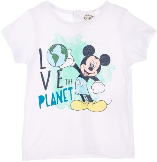 Disney Mikke Mus T-Shirt White 6 Månader