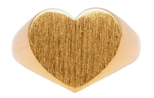 IX Studios IX Heart Ring 22 kt. Gullforgylt sølv DMN0348GD-58 - Unisex - 925 sterling silver