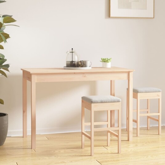 vidaXL Spisebord 110x55x75 cm heltre furu vidaXL Spisebord 110x55x75 cm heltre furu