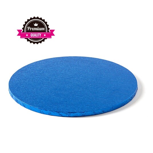 Kake Drum Rund Blå 35cm Kake Drum Rund Blå 35cm