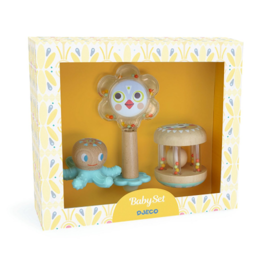 Djeco Babykit Rattles 3 pcs Djeco Babykit Rattles 3 pcs
