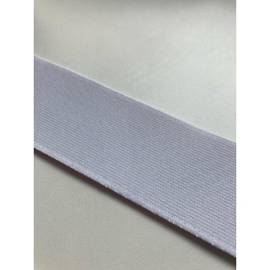 Elastikk Hvit 40mm Elastikk Hvit 40mm