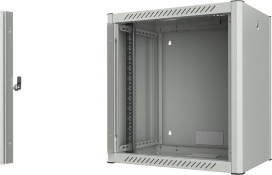 Lanview By Logon Rack Skap 60 X 45 Pro Veggmonterbar Hvit Ral 7035 12U 19" Lanview By Logon Rack Skap 60 X 45 Pro Veggmonterbar Hvit Ral 7035 12U 19"