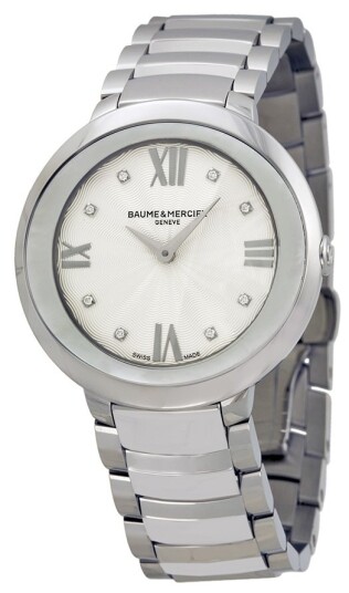 Baume & Mercier Dameklokke MOA10178 PROMESSE Sølvfarget/Stål