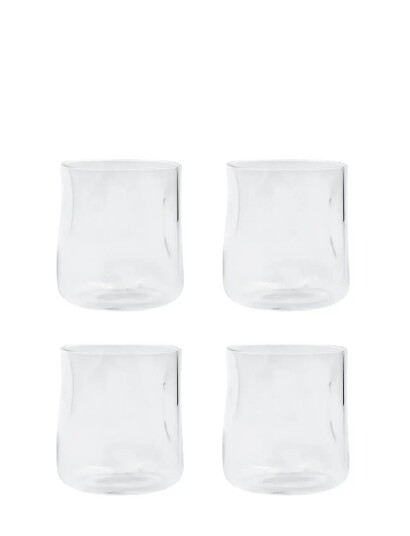 house doctor Drinking Glass, Hdsand, Clear - Nude - ONE SIZE house doctor Drinking Glass, Hdsand, Clear - Nude - ONE SIZE
