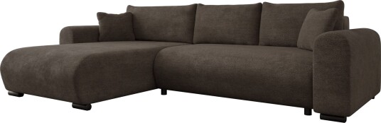 Handda 3 seters sovesofa med divan brun