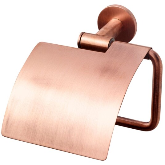 Tapwell Ta236 Toalettrullholder Vegghengt M/lokk Oksiderende Kobber