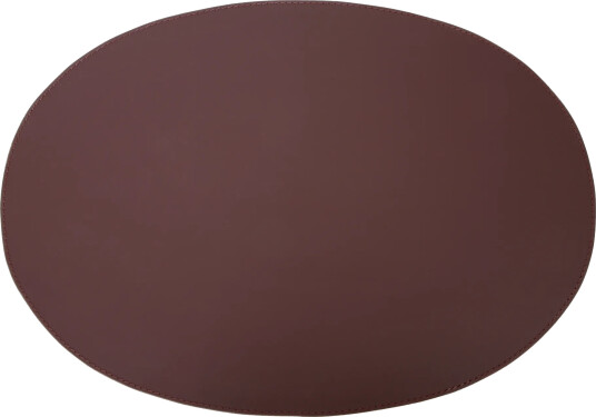 Ørskov Ørskov spisebrikke skinn oval 47x34 cm Brun Ørskov Ørskov spisebrikke skinn oval 47x34 cm Brun
