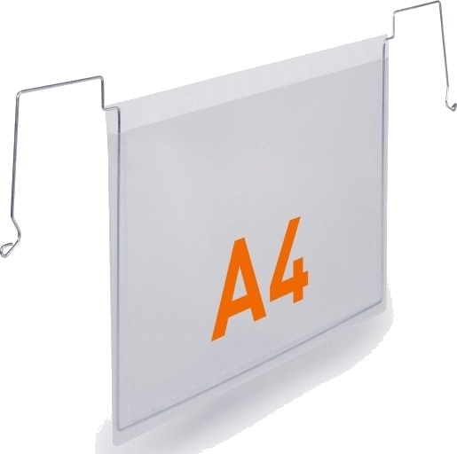 Durable 118519 A4 Polypropylen Pp Stål Gjennomsiktig 535 Mm 2 Mm 280 Mm