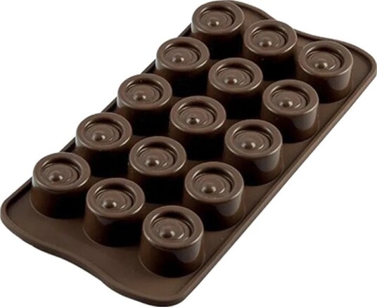 Silikomart Easy Choc Konfektform silikon, Vertigo Silikomart Easy Choc Konfektform silikon, Vertigo