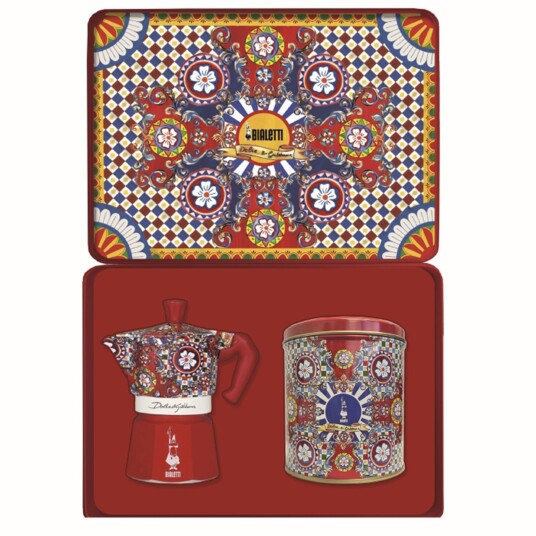 Bialetti D&G Moka Express 350 ml + kaffe 250 g Bialetti D&G Moka Express 350 ml + kaffe 250 g