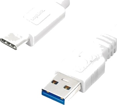 Logilink Cu0174 1 M Usb A Usb C Usb 3.2 Gen 1 3.1 Gen 1 5 Gbit/S Hvit