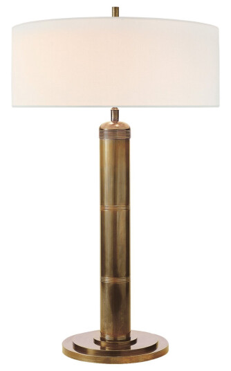 Longacre Tall bordslampa antik mässing Longacre Tall bordslampa antik mässing