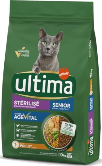 Affinity Ultima Tørrfôr Senior Ultima Cat Sterilised Kylling 2 X 10 kg Affinity Ultima Tørrfôr Senior Ultima Cat Sterilised Kylling 2 X 10 kg