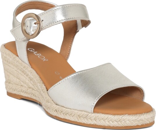 Gabor Wedge Sandal Gold 36