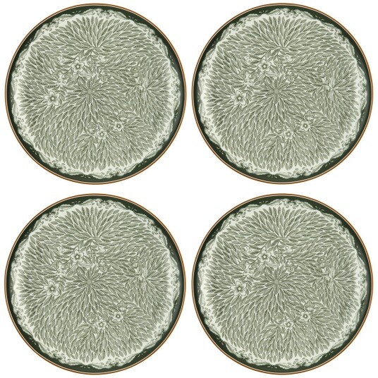 Rörstrand Ostindia Floris Tallerken 20 cm 4 pk Grønn