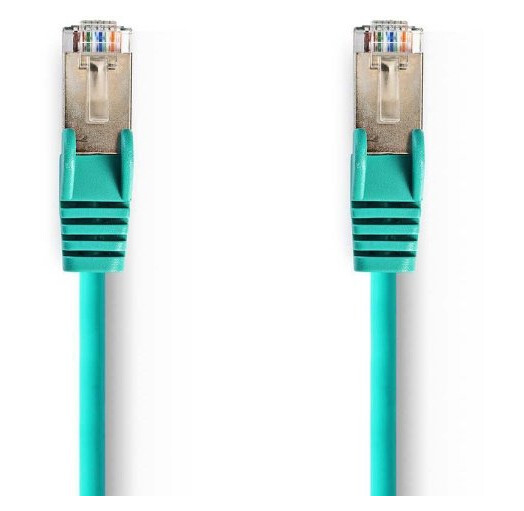 Nedis CAT5e nettverkskabel | SF/UTP | RJ45 Han | RJ45 Han | 5.00 m | Rund | PVC | Grøn | Plastpose