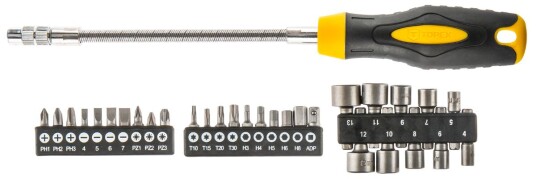 Topex 1/4" Fleksibel Skrutrekker - 39D865