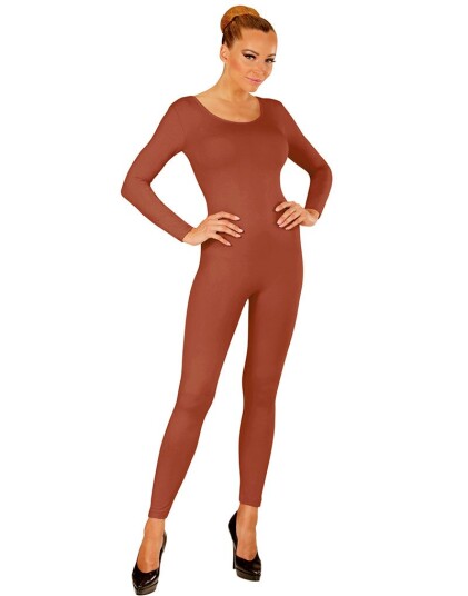 Brun Bodysuit med Lange Ermer Brun Bodysuit med Lange Ermer