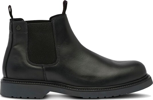 Jack & Jones   Boots jfwLeyton Leather SN   Svart