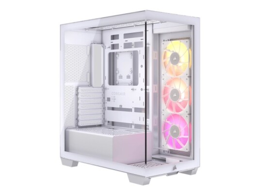 Corsair iCUE LINK 3500X RGB Midi Tower Kabinett Hvit med Herdet Glass Corsair iCUE LINK 3500X RGB Midi Tower Kabinett Hvit med Herdet Glass