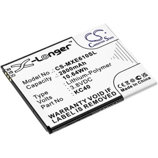 Motorola XT2025-1 batteri (2900 mAh 3.8 V, Sort)