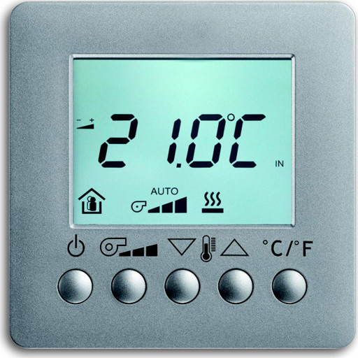 ABB KNX Romtermostat Med Display Sølv