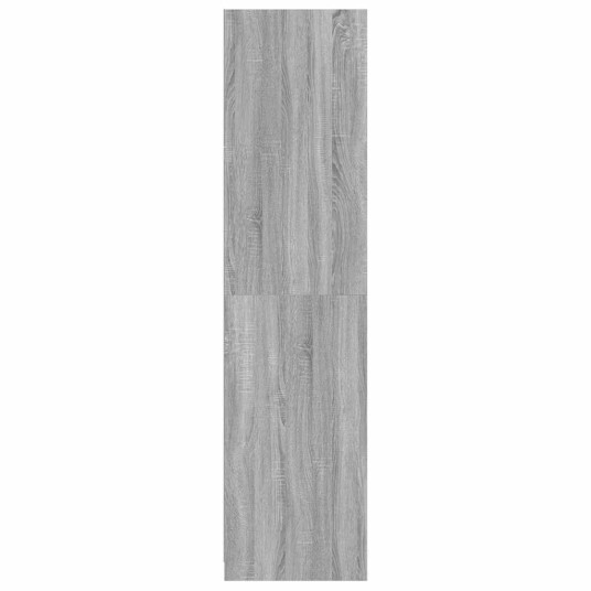 vidaXL Garderobe grå sonoma 100x50x200 cm konstruert tre vidaXL Garderobe grå sonoma 100x50x200 cm konstruert tre