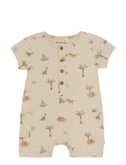 Minymo Suit Ss Aop Beige 56