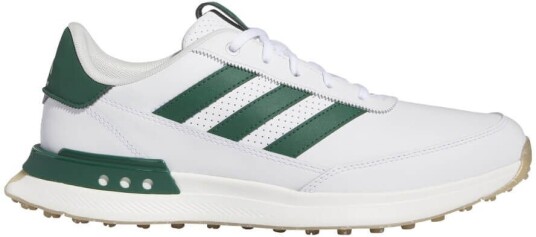 Adidas S2G Leather Golfsko Herre Hvit/Grønn 42 2/3