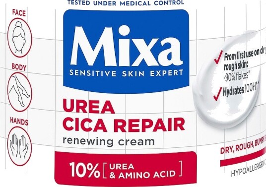 Mixa Urea Cica Repair Renewing Cream 400ml Mixa Urea Cica Repair Renewing Cream 400ml