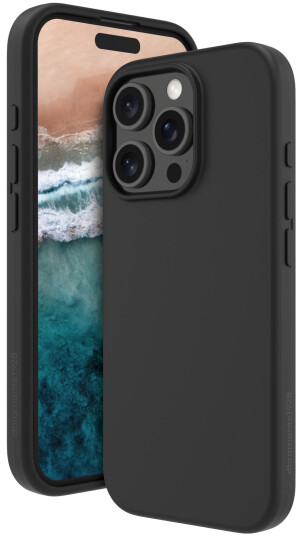 Dbramante1928 Monaco Silikondeksel til iPhone 16 Pro Max - Nattsvart med MagSafe Dbramante1928 Monaco Silikondeksel til iPhone 16 Pro Max - Nattsvart med MagSafe