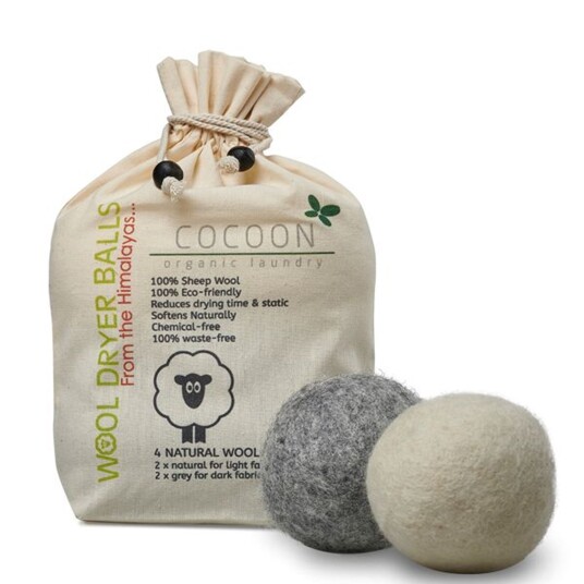 Cocoon Organic Laundry ull Tørkeballe 4 stk Cocoon Organic Laundry ull Tørkeballe 4 stk